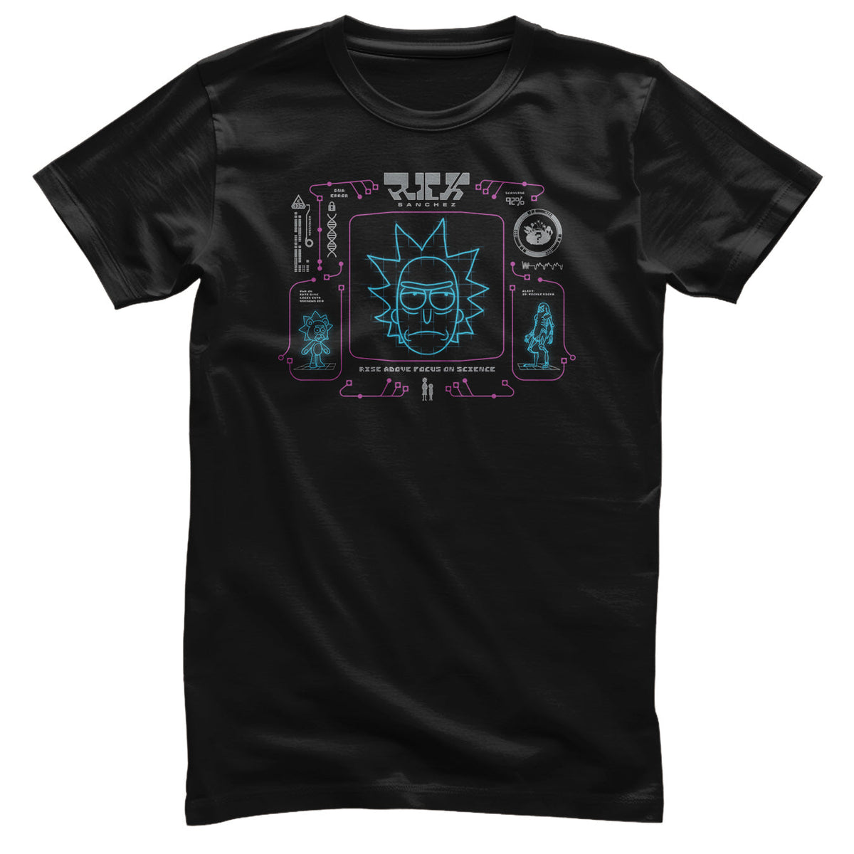 Rick Sanches - Rise Above Focus On Science T-Shirt – T-shirt