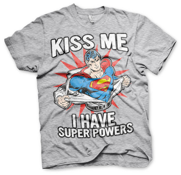 Kiss Me - I Have Super Powers T-Shirt – T-shirt