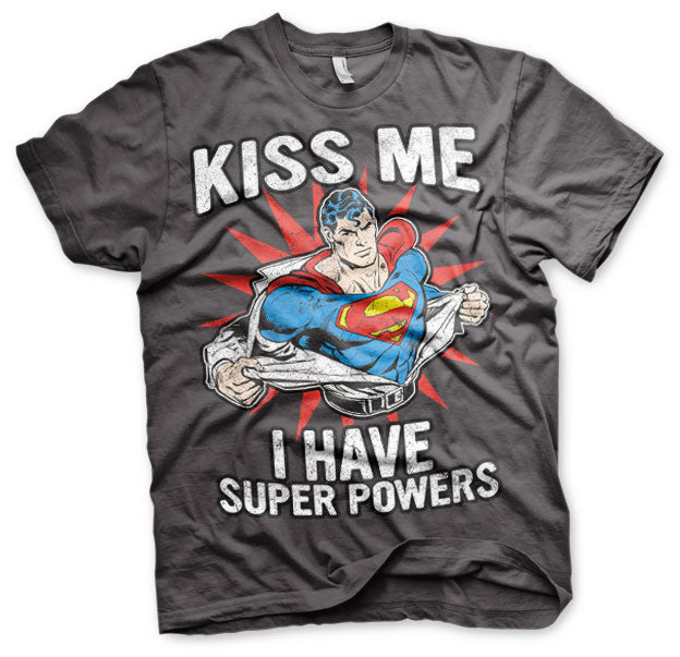 Kiss Me - I Have Super Powers T-Shirt – T-shirt