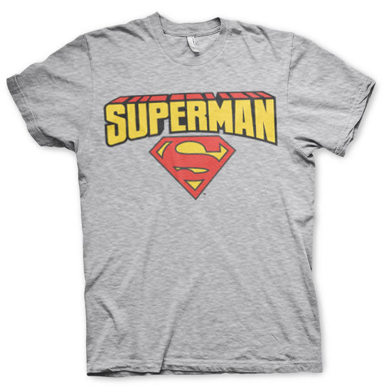 Superman Blockletter Logo T-Shirt – T-shirt