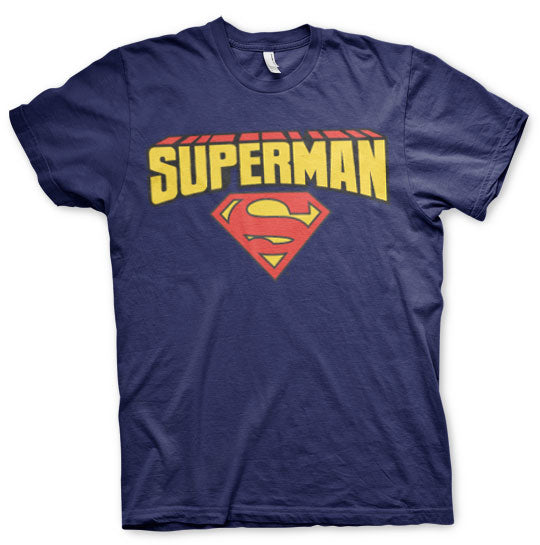 Superman Blockletter Logo T-Shirt – T-shirt