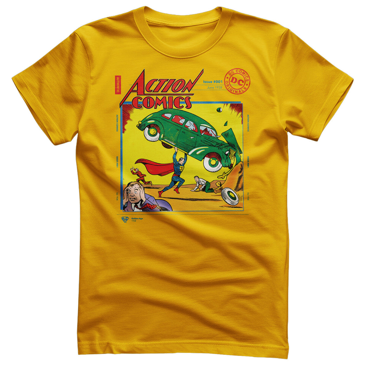 Superman in Action Comics Issue 001 T-Shirt – T-shirt
