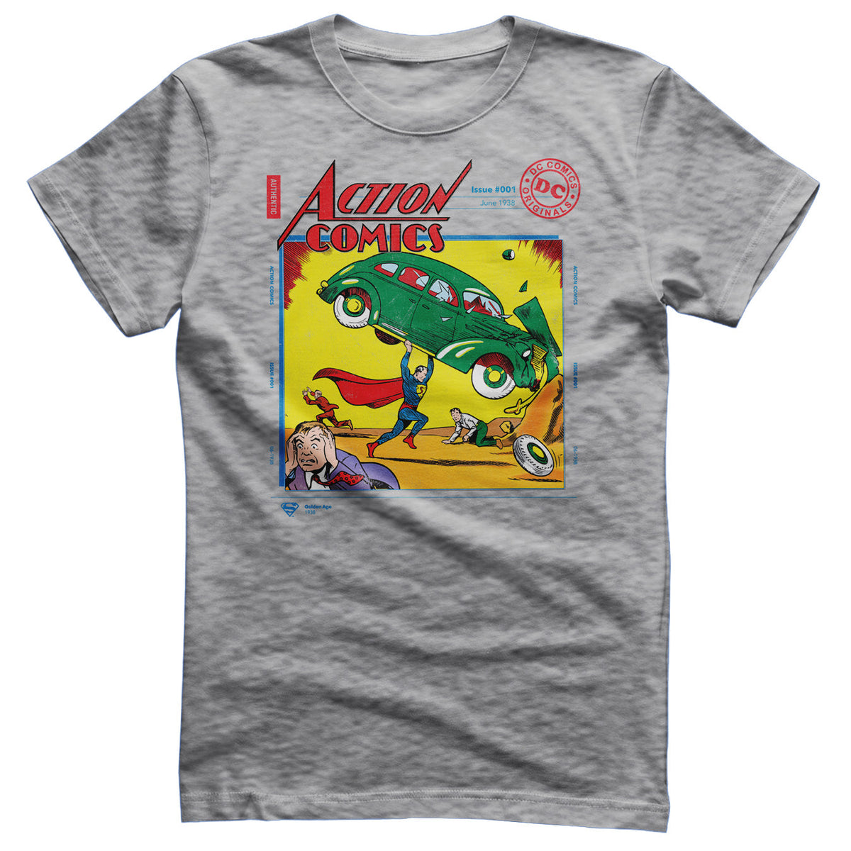 Superman in Action Comics Issue 001 T-Shirt – T-shirt
