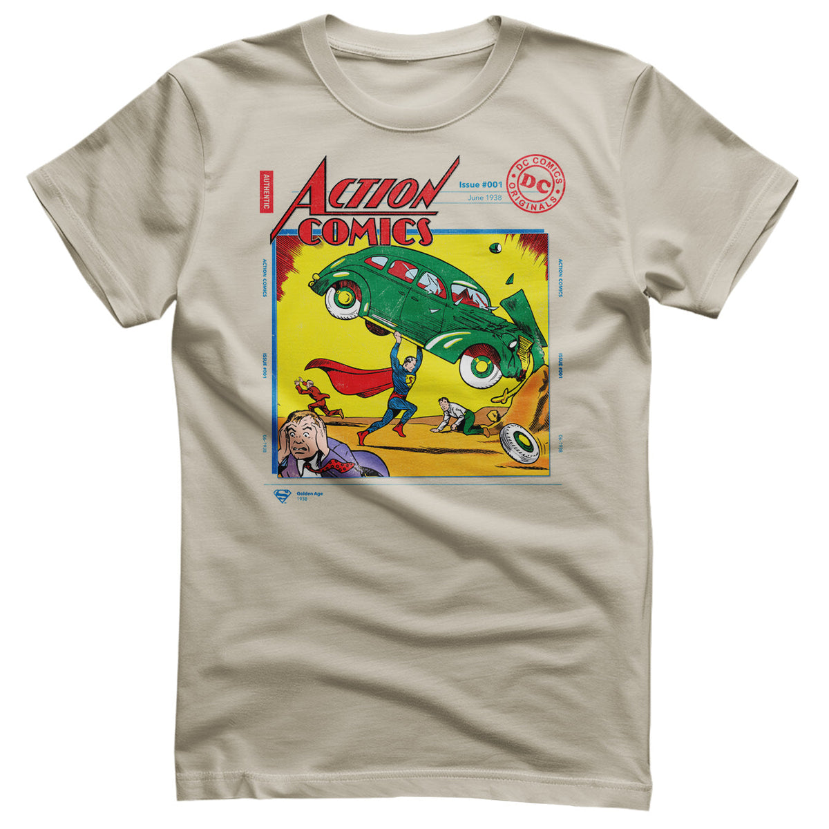 Superman in Action Comics Issue 001 T-Shirt – T-shirt