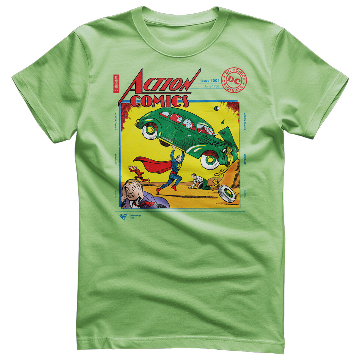 Superman in Action Comics Issue 001 T-Shirt – T-shirt