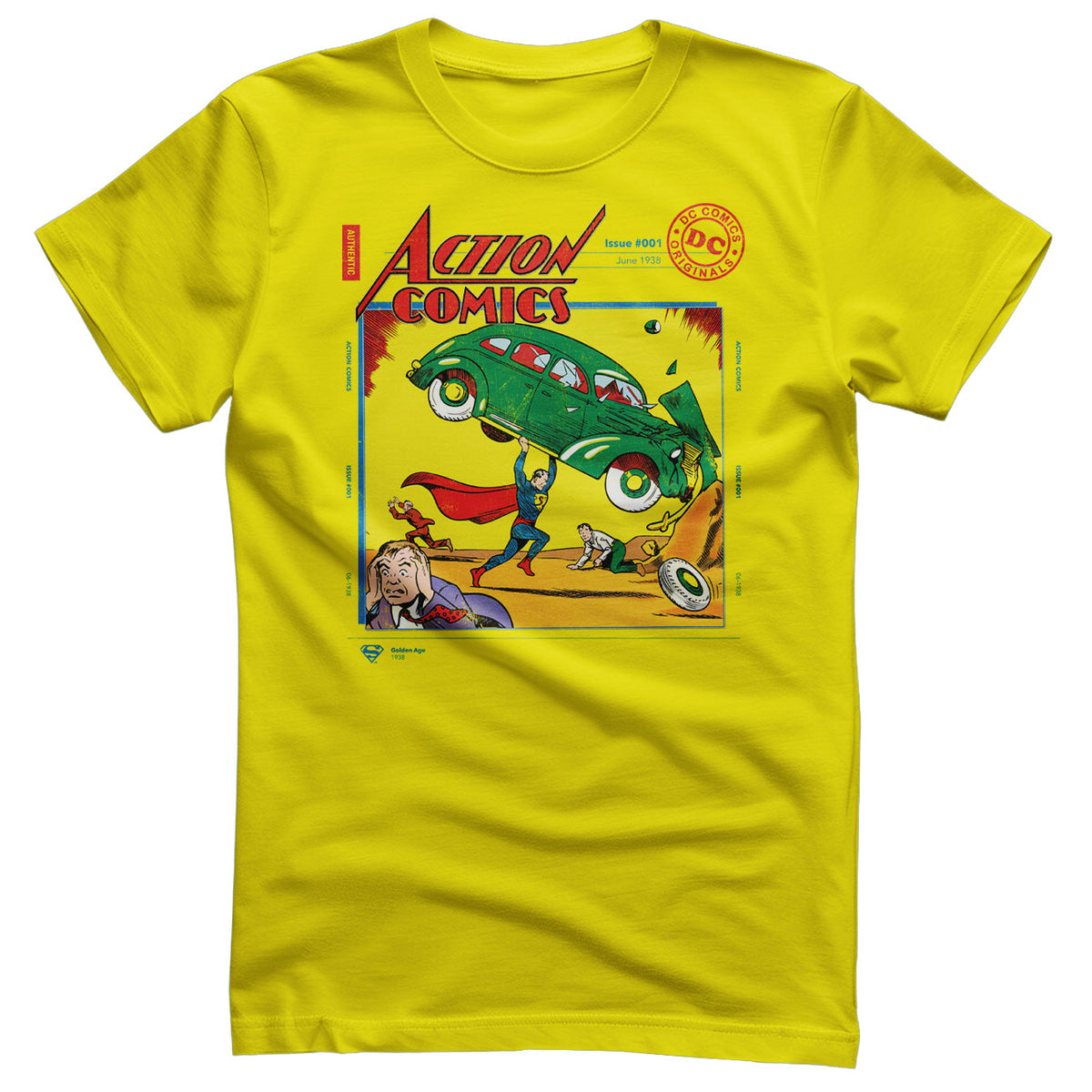 Superman in Action Comics Issue 001 T-Shirt – T-shirt
