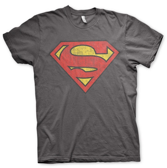 Superman Washed Shield T-Shirt – T-shirt