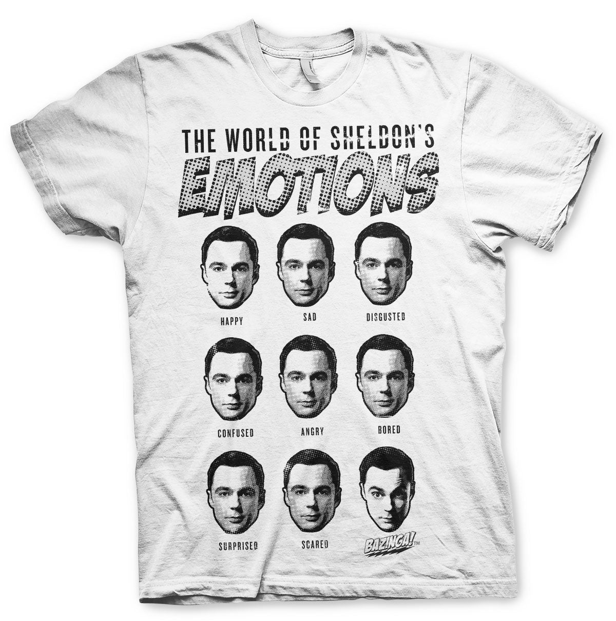 Sheldons Emotions T-Shirt – T-shirt