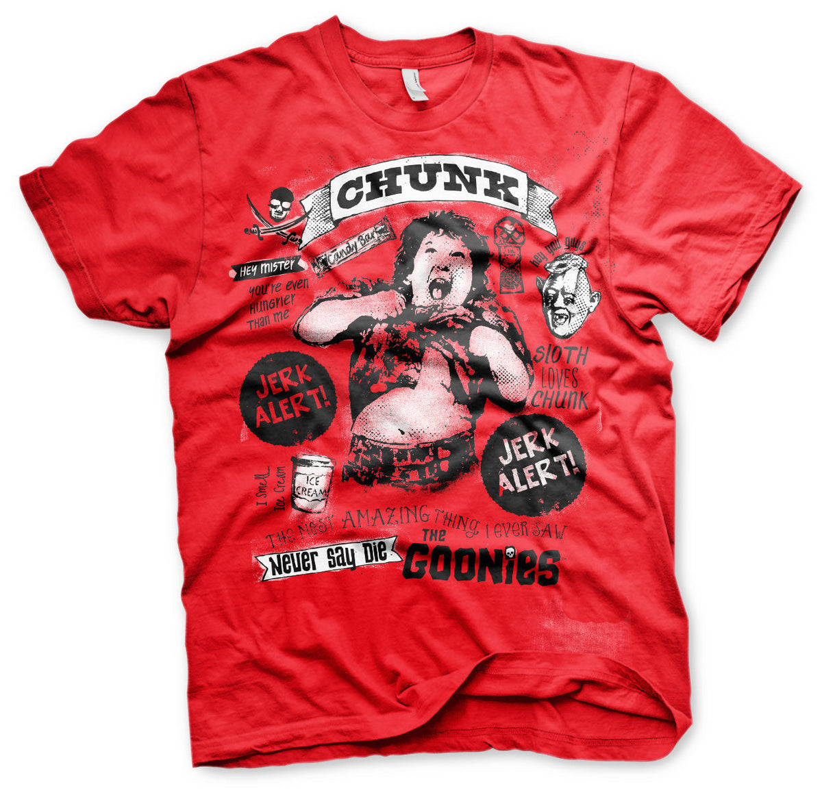 Goonies (Les Goonies) - Chunk Jerk Alert T-Shirt – T-shirt