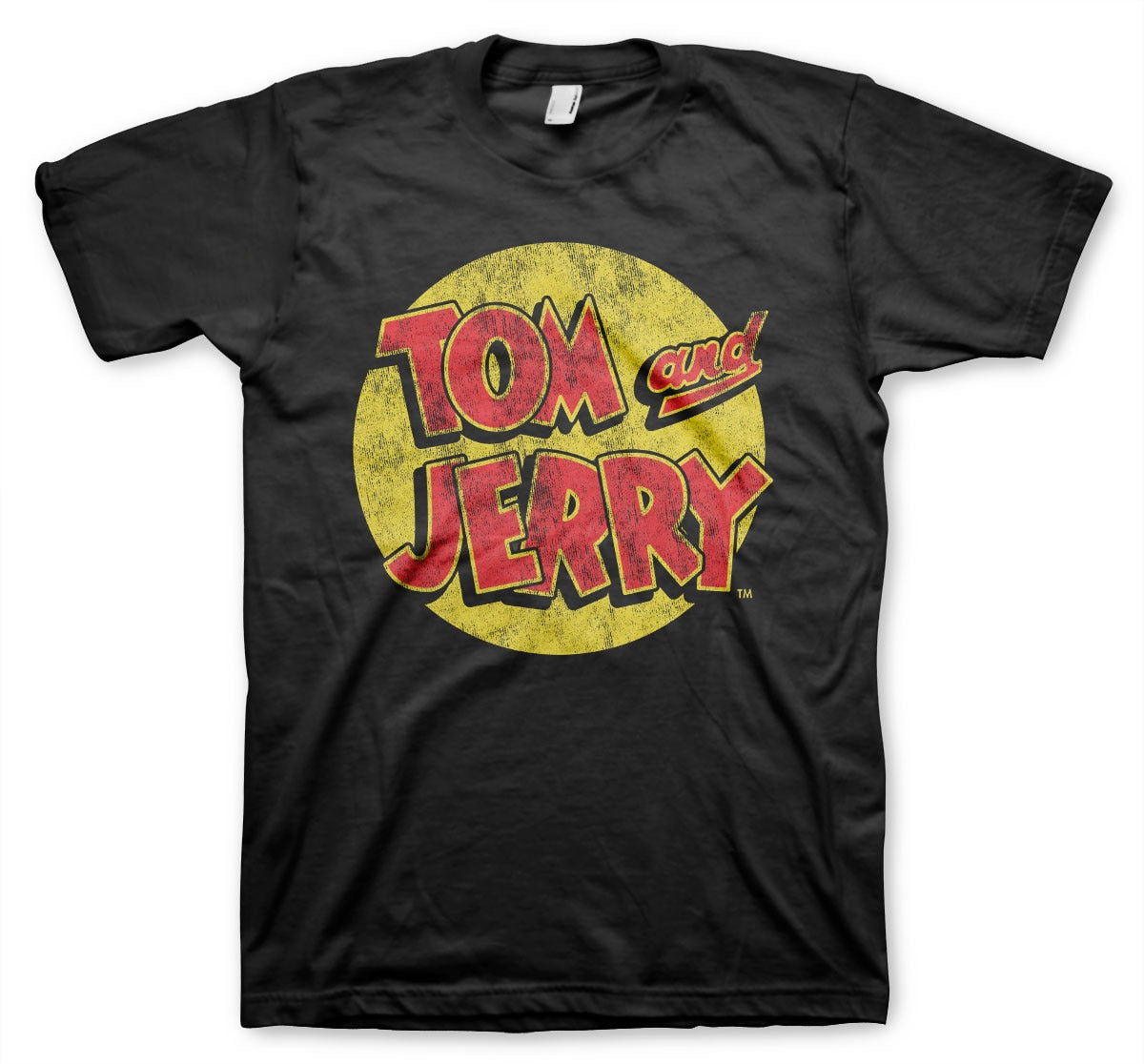 Tom & Jerry (Tom et Jerry) Washed Logo T-Shirt – T-shirt