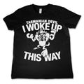 Tasmanian Devil - I Woke Up This Way Kids T-Shirt – T-shirt enfant