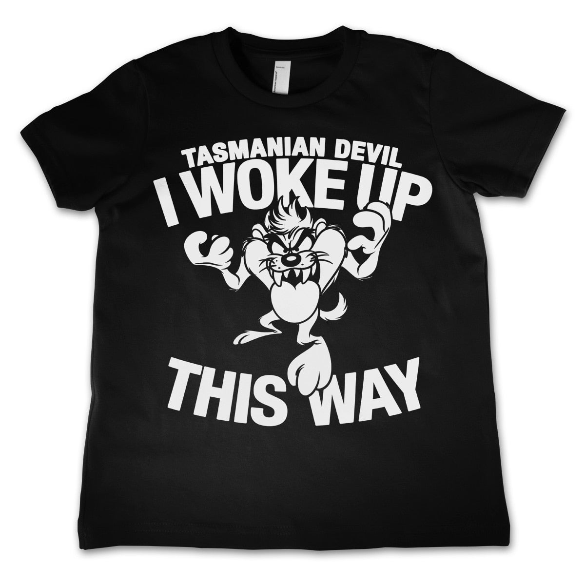Tasmanian Devil - I Woke Up This Way Kids T-Shirt – T-shirt enfant