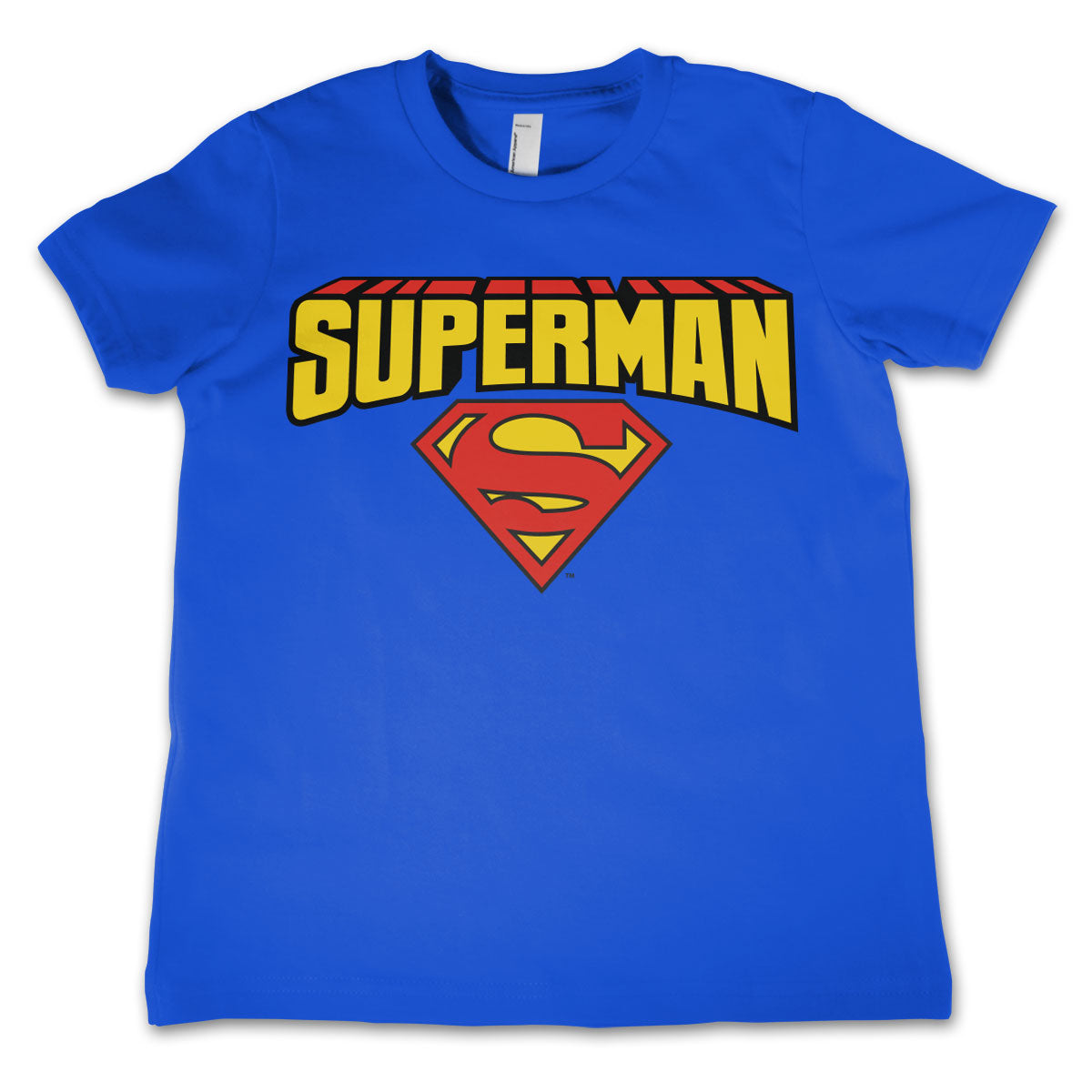 Superman Blockletter Logo Kids T-Shirt – T-shirt enfant