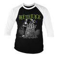 Beetlejuice Headstone Baseball 3/4 Sleeve Tee – T-shirt baseball manches 3/4