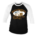 Bonjour les vacances - Shitter Was Full Organic Baseball 3/4 Sleeve Tee – T-shirt baseball manches 3/4