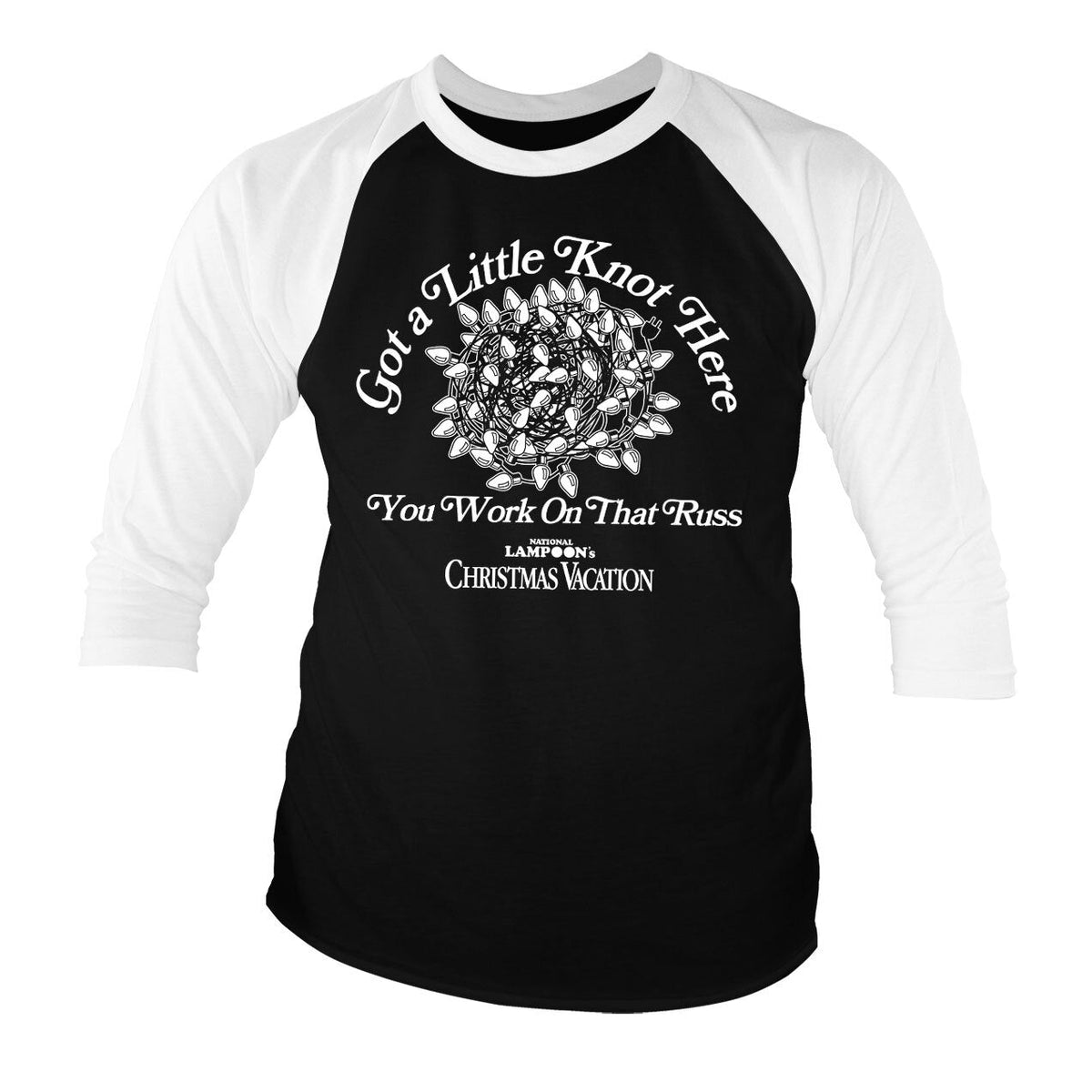 Bonjour les vacances - Got a Little Knot Here Baseball 3/4 Sleeve Tee – T-shirt baseball manches 3/4