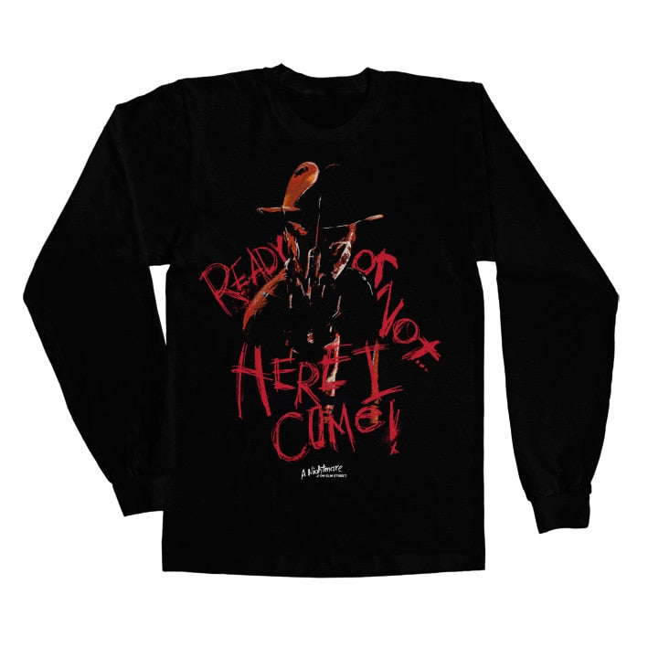 A Nightmare On Elm Street (Les Griffes de la nuit) - Here I Come Long Sleeve Tee – T-shirt manches longues