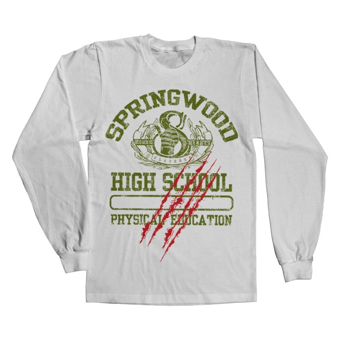 Les Griffes de la nuit - Springwood High School Long Sleeve Tee – T-shirt manches longues