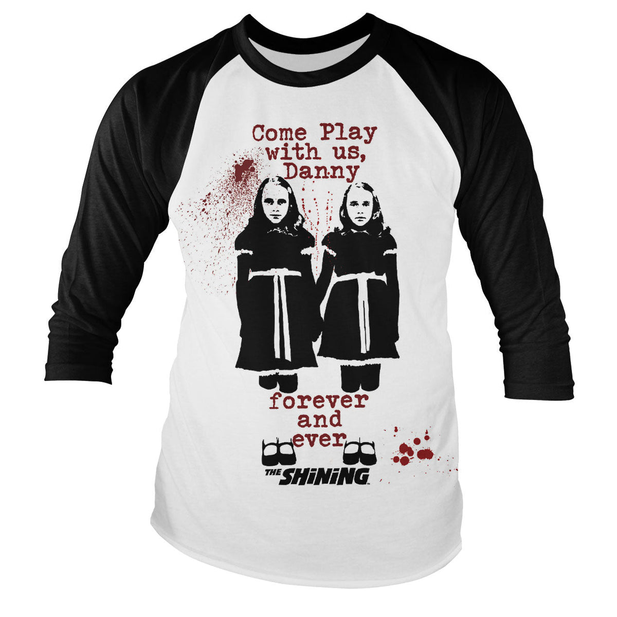 The Shining - Come Play Long Sleeve Baseball Tee – T-shirt baseball manches longues