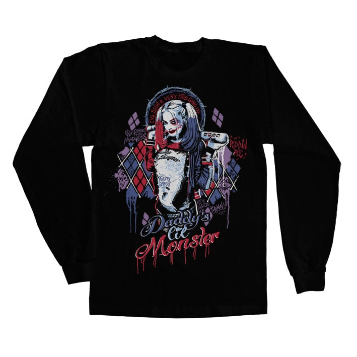 Suicide Squad Harley Quinn Long Sleeve Tee – T-shirt manches longues