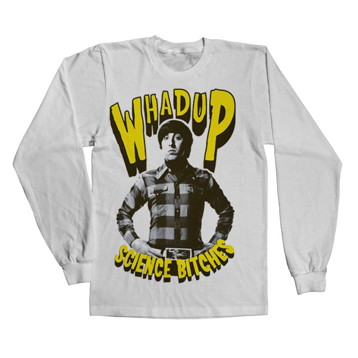 Whadup Science Bitches Long Sleeve T-Shirt – T-shirt manches longues