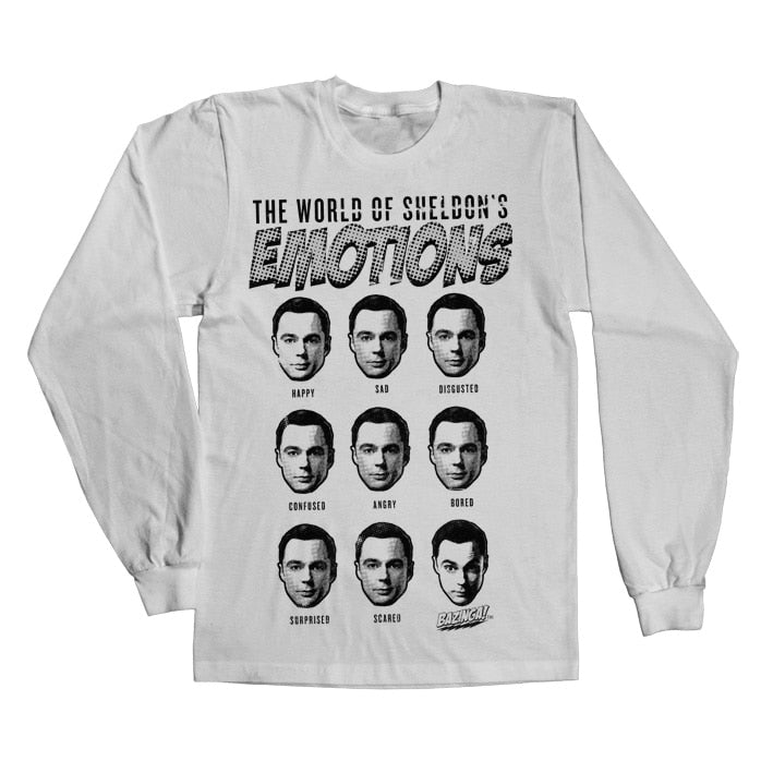 Sheldons Emotions Long Sleeve Tee – T-shirt manches longues