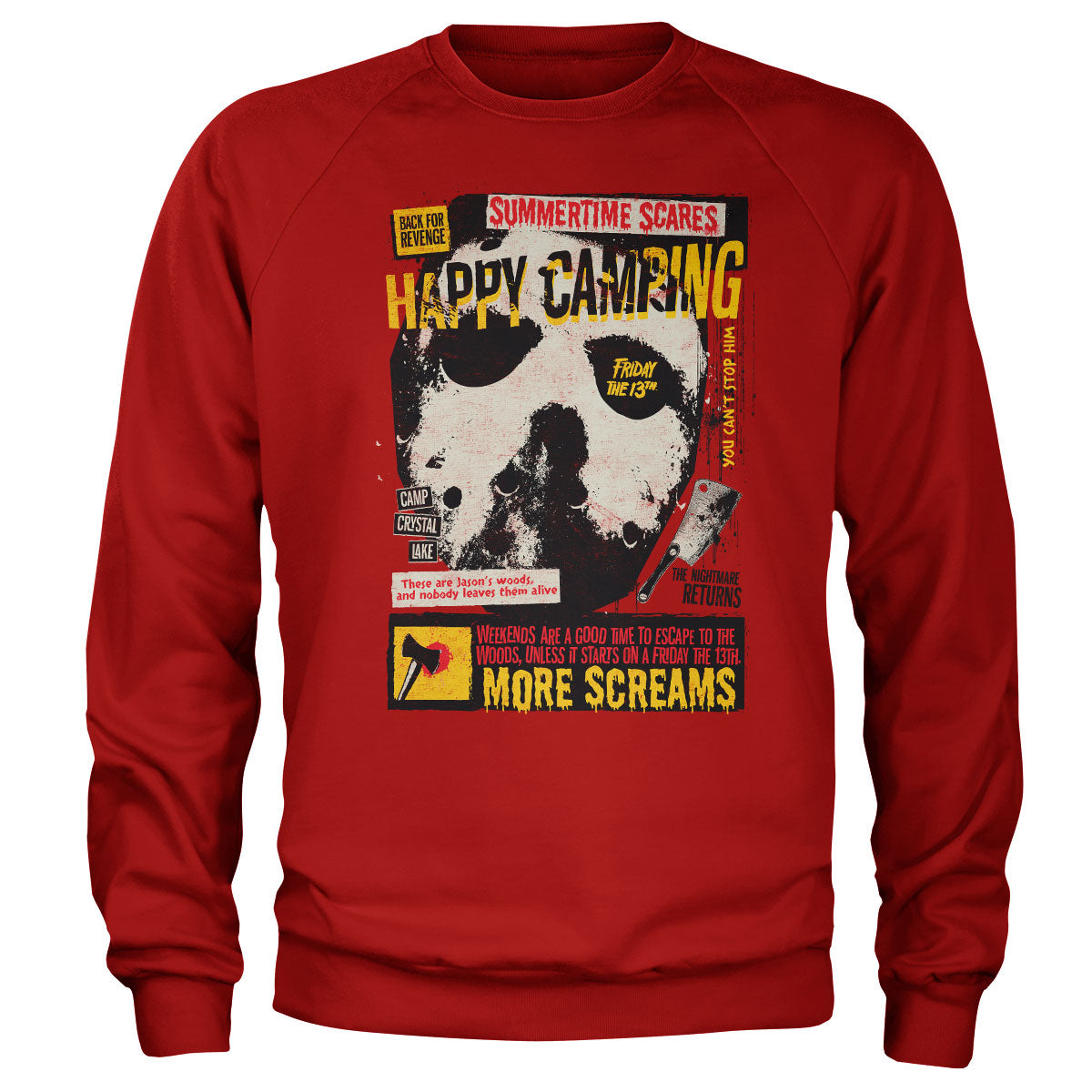 Friday The 13th (Vendredi 13) - Happy Camping Sweatshirt – Sweat