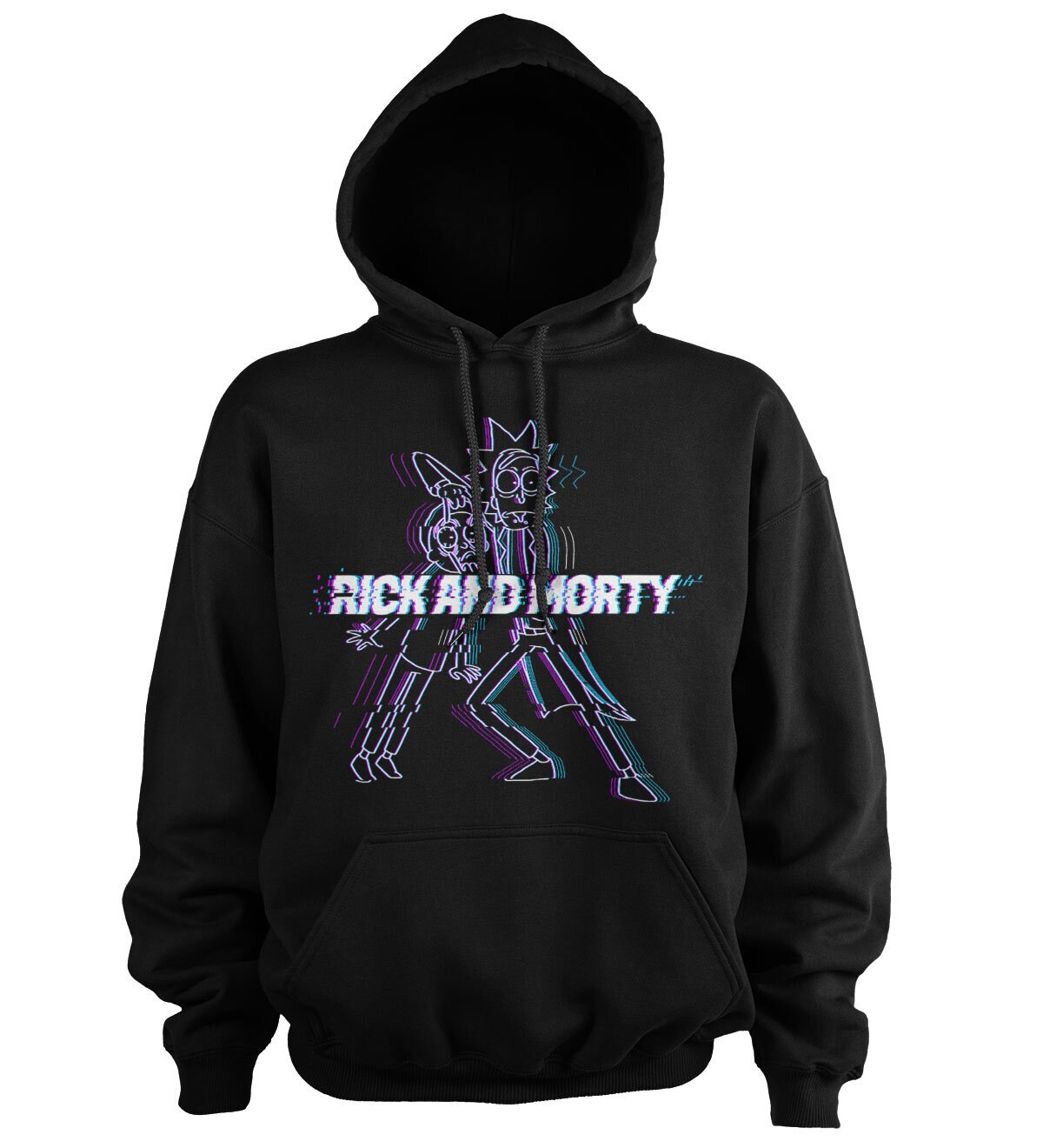 Rick And Morty Glitch Hoodie – Sweat à capuche