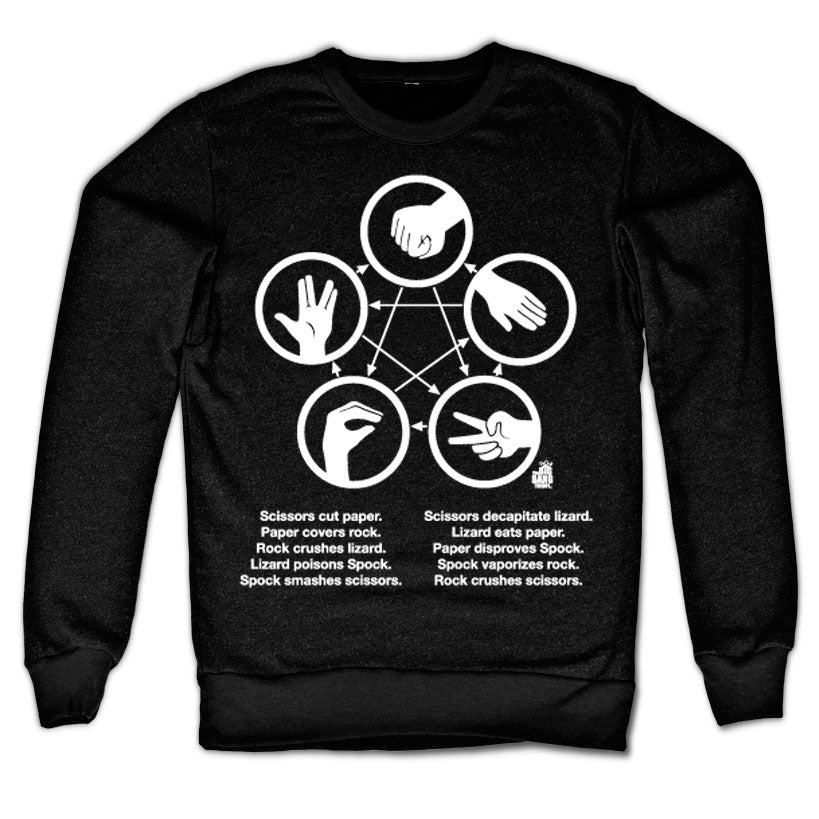 Sheldons Rock-Paper-Scissors-Lizard Game Sweatshirt – Sweat