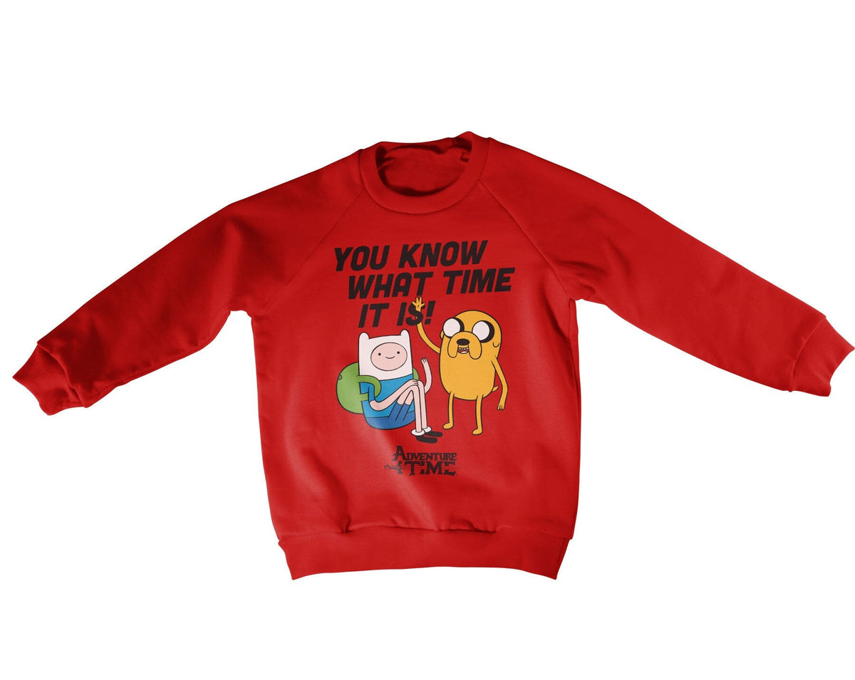 It's Adventure Time Kids Sweatshirt – Sweat enfant