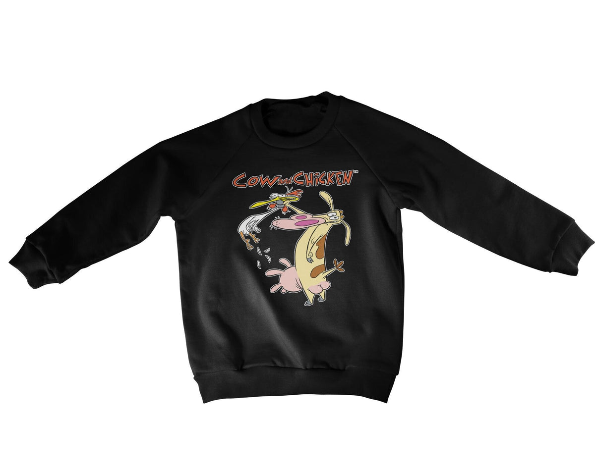 Cow and Chicken (Vache et Poulet) Kids Sweatshirt – Sweat enfant