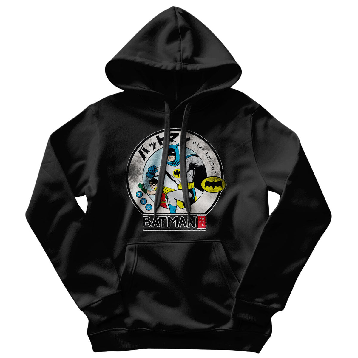 Batman & Robin Japanese Dark Knight Hoodie – Sweat à capuche