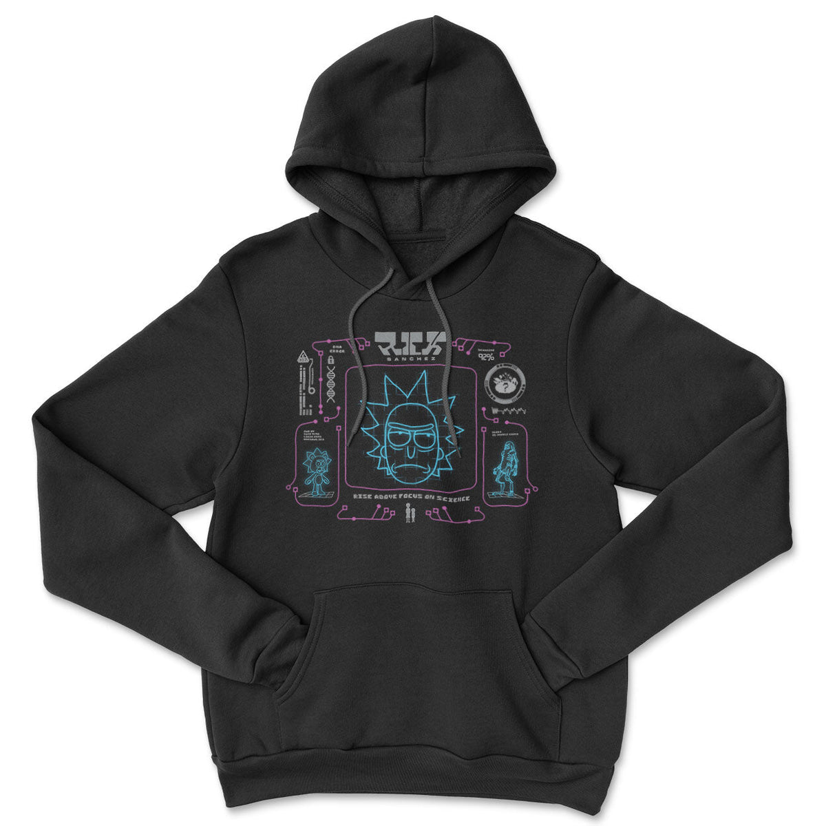 Rick Sanches - Rise Above Focus On Science Hoodie – Sweat à capuche