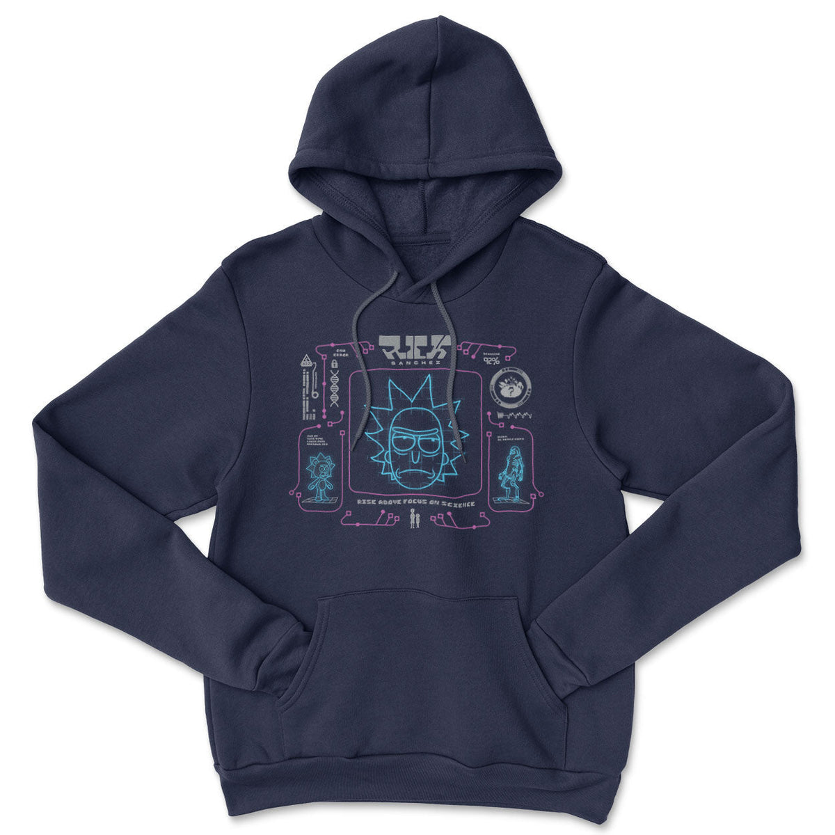 Rick Sanches - Rise Above Focus On Science Hoodie – Sweat à capuche
