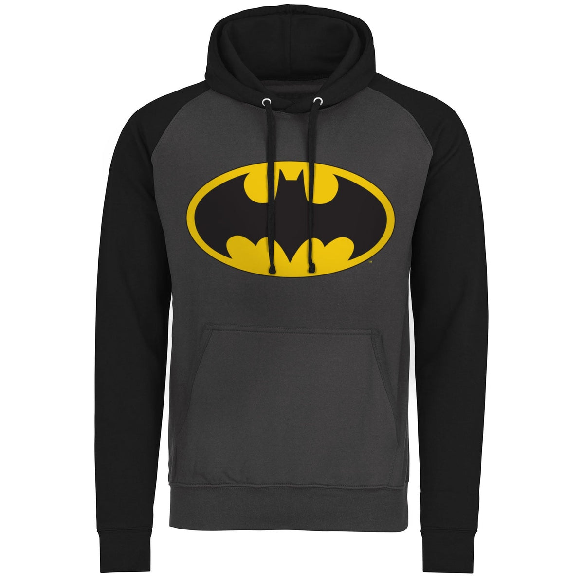 Batman Signal Logo Baseball Hoodie – Sweat à capuche baseball