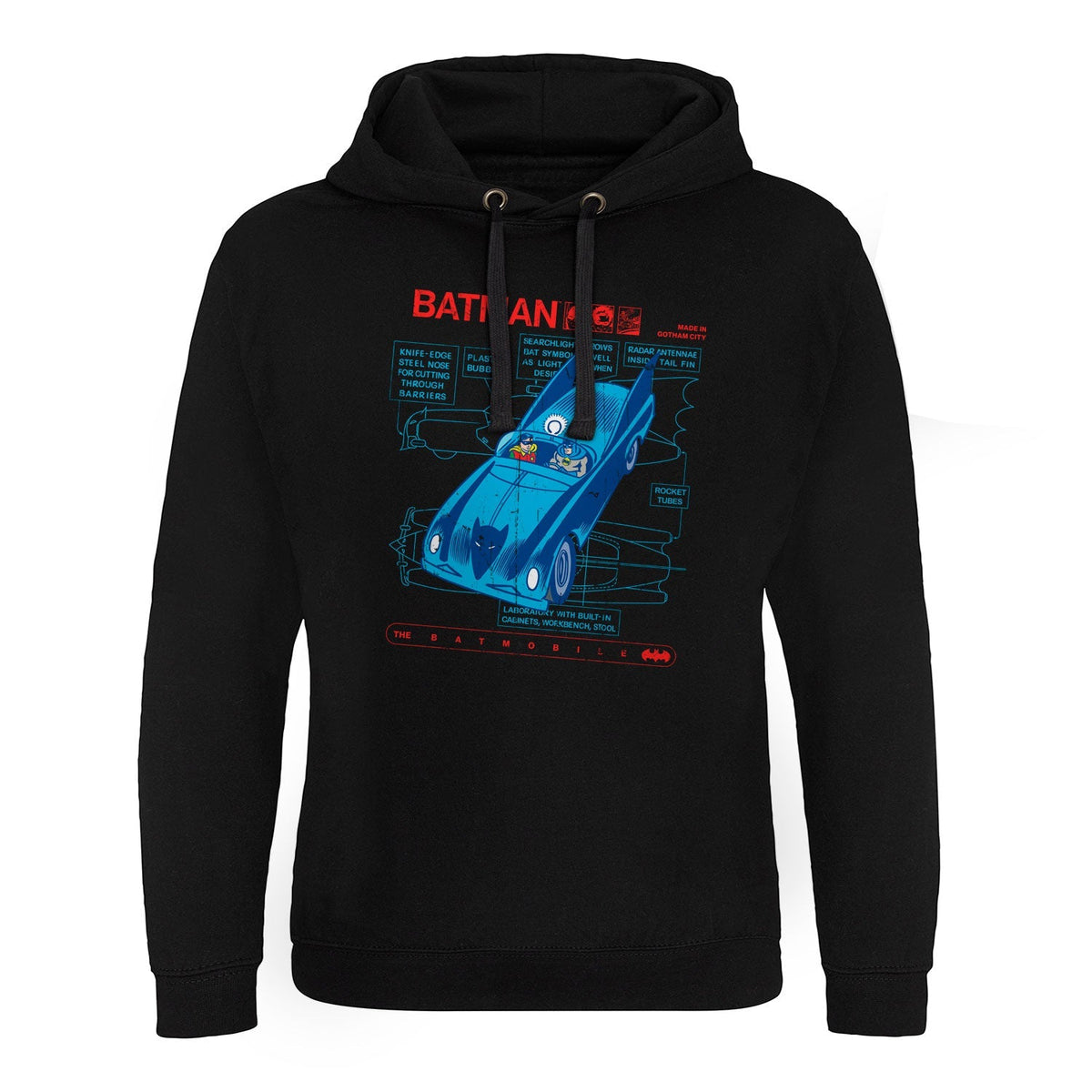 Retro Batmobile Epic Hoodie – Sweat à capuche Epic