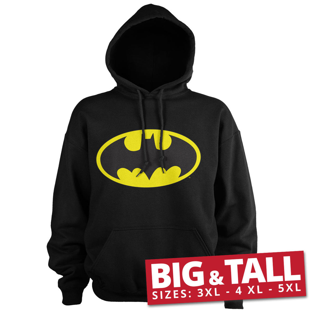 Batman Signal Logo Big & Tall Hoodie – Sweat à capuche grande taille