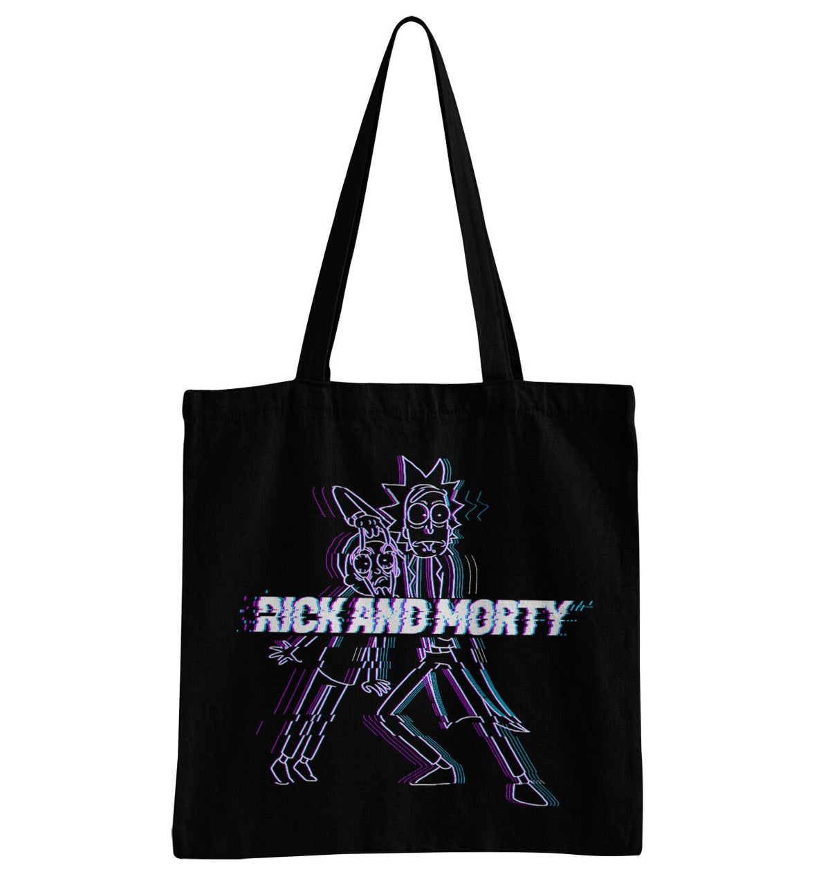 Rick And Morty Glitch Tote Bag – Tote bag