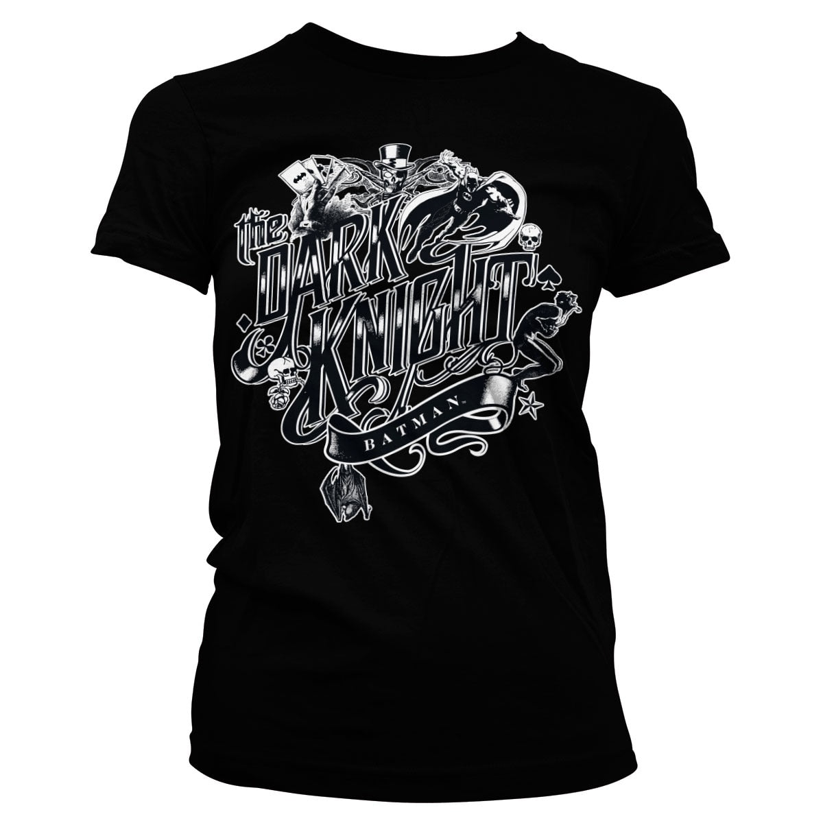 Inked Dark Knight Girly Tee – T-shirt femme