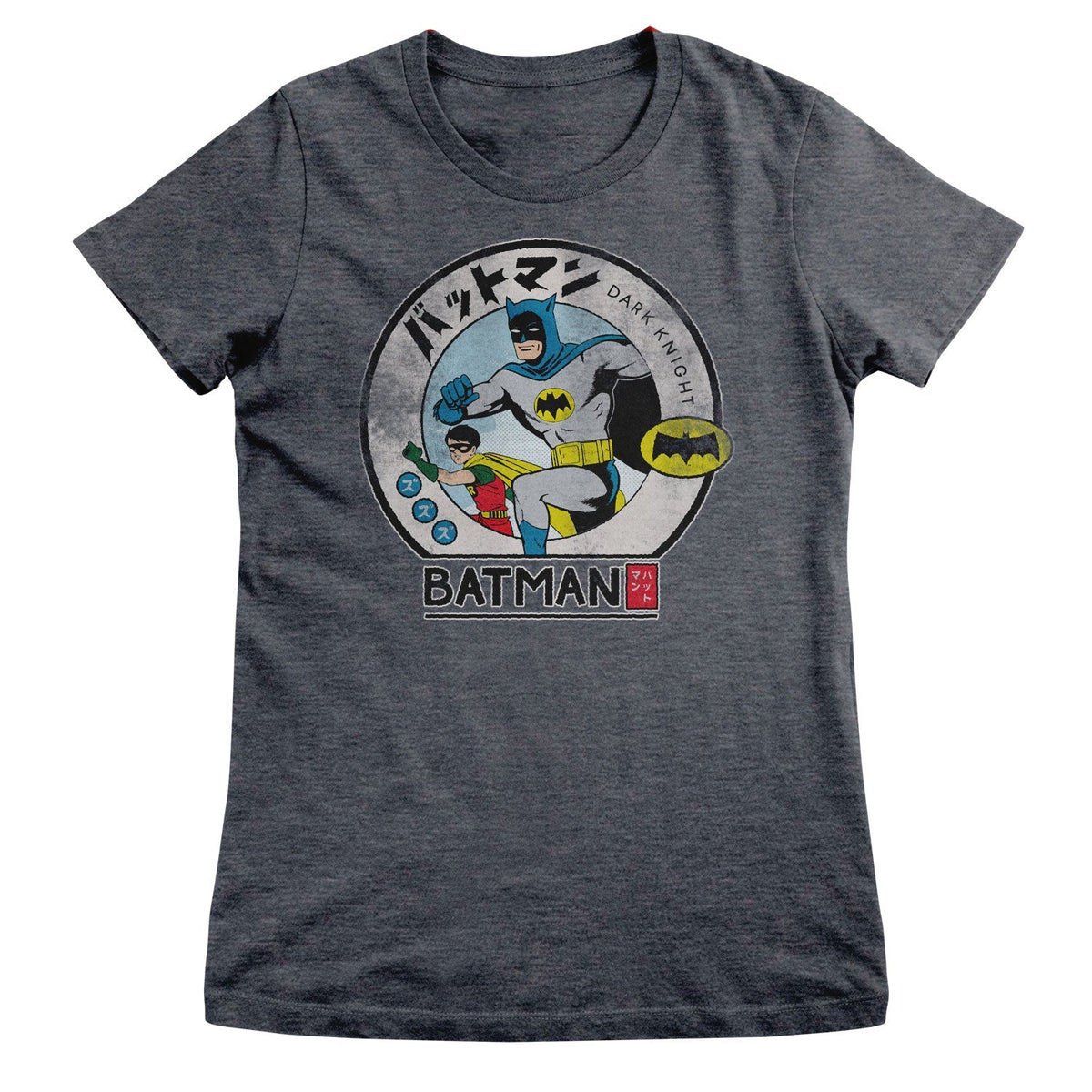 Batman & Robin Japanese Dark Knight Girly Tee – T-shirt femme