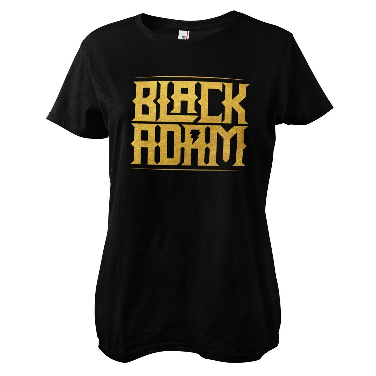 Black Adam Gold Logo Girly Tee – T-shirt femme