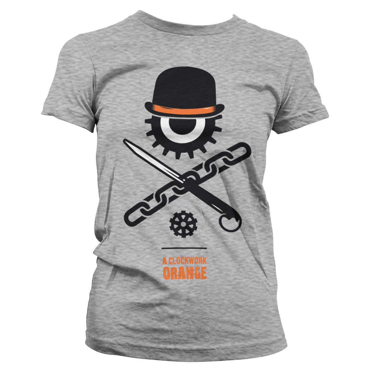 Clockwork Orange (Orange mécanique) Bowler Eye Girly Tee – T-shirt femme