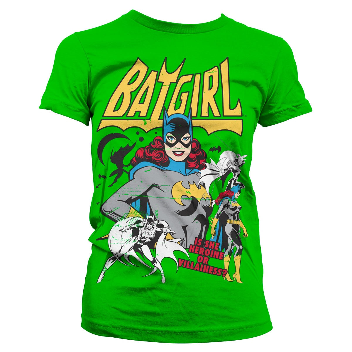 Batgirl - Hero Or Villain Girly Tee – T-shirt femme