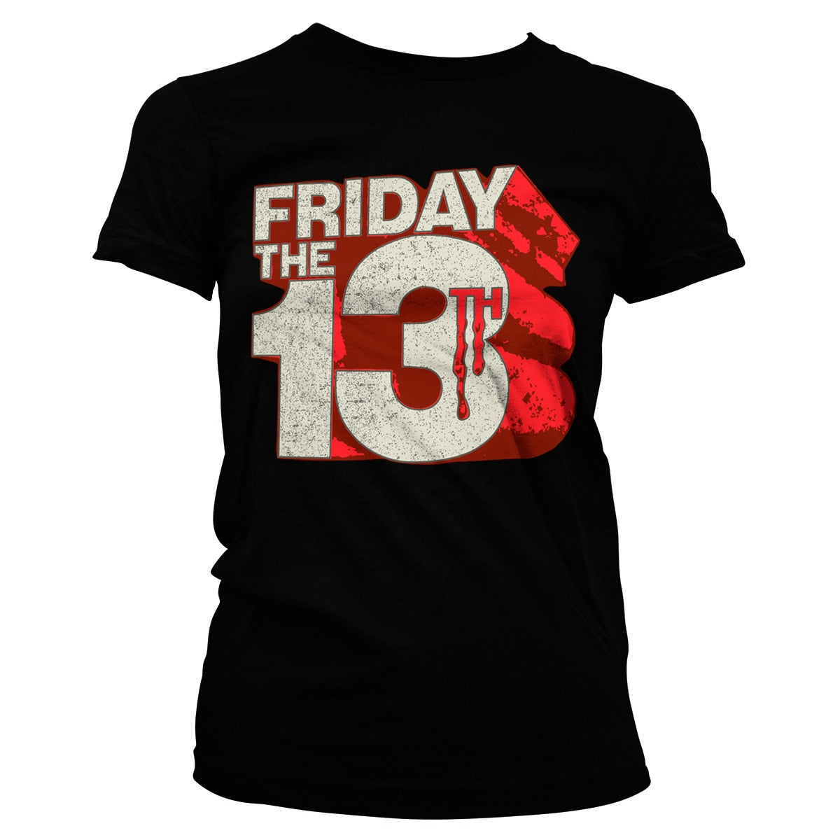 Friday The 13th (Vendredi 13) Block Logo Girly Tee – T-shirt femme