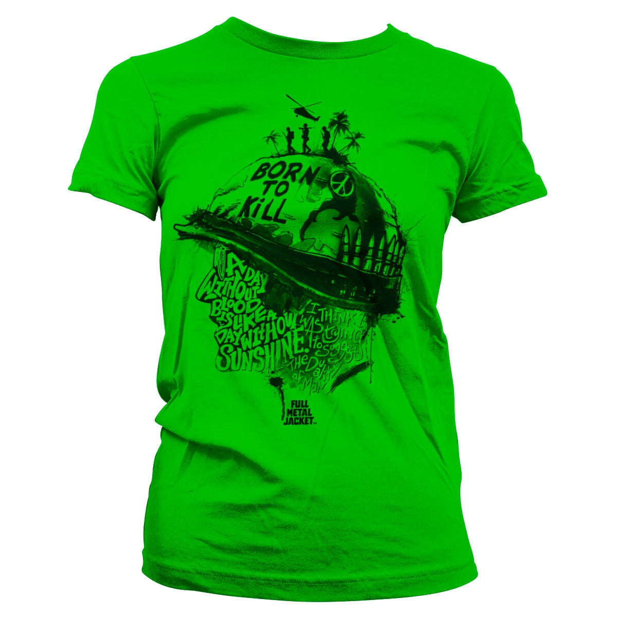 Full Metal Jacket Sayings Girly T-Shirt – T-shirt femme