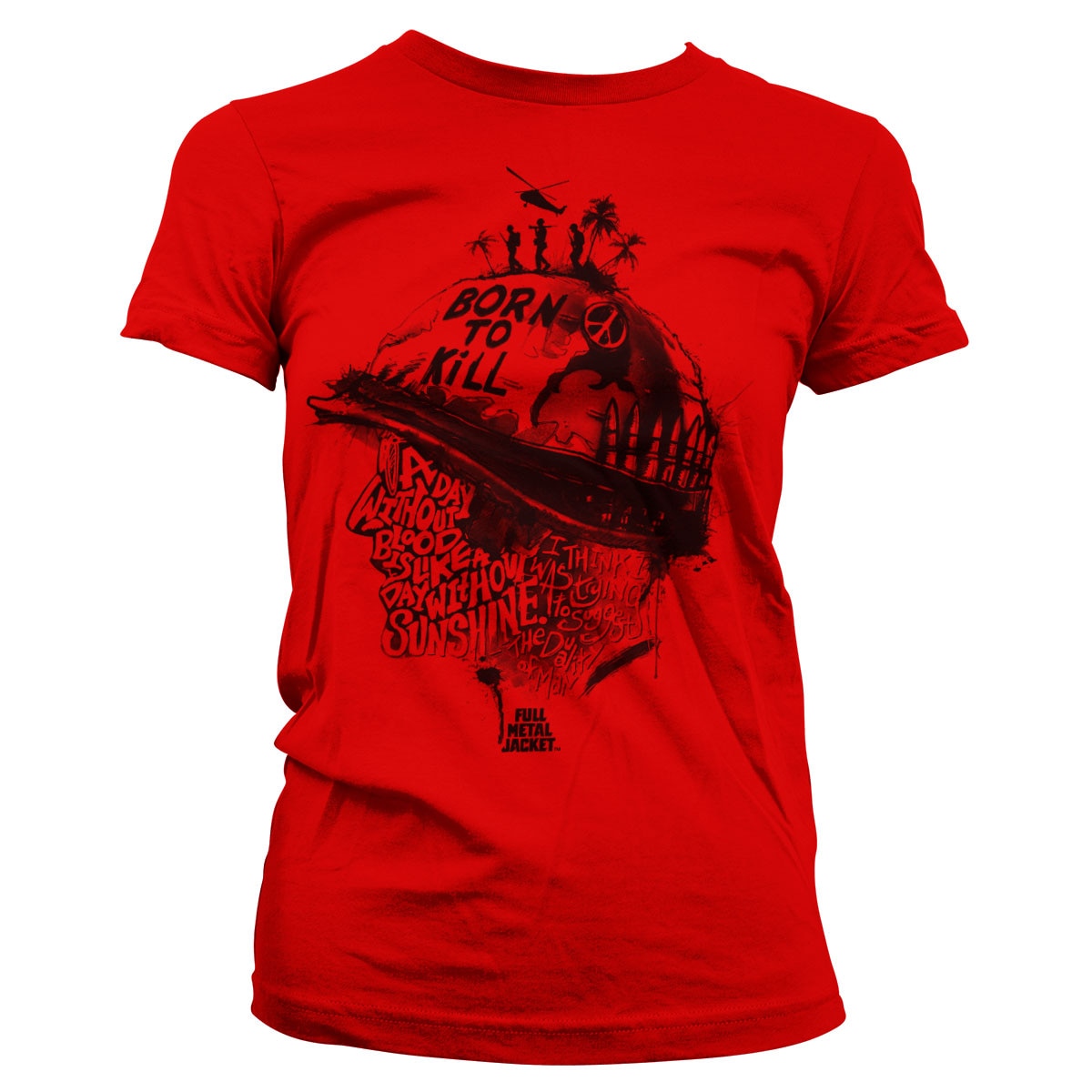 Full Metal Jacket Sayings Girly T-Shirt – T-shirt femme
