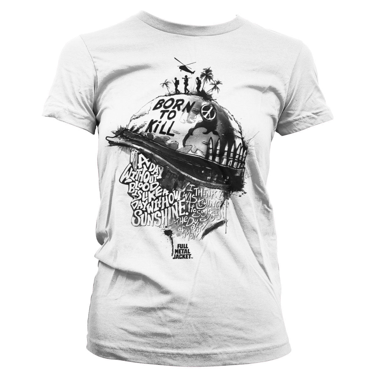 Full Metal Jacket Sayings Girly T-Shirt – T-shirt femme