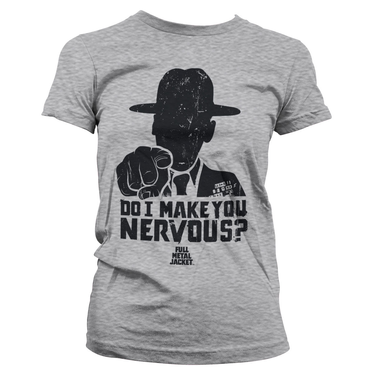 Full Metal Jacket - Do I Make You Nervous Girly Tee – T-shirt femme