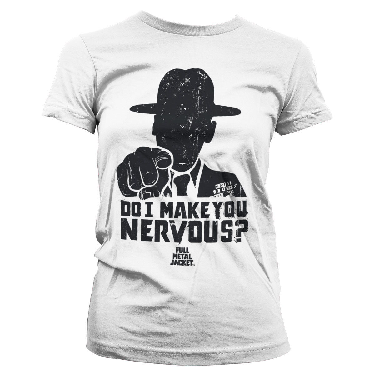 Full Metal Jacket - Do I Make You Nervous Girly Tee – T-shirt femme