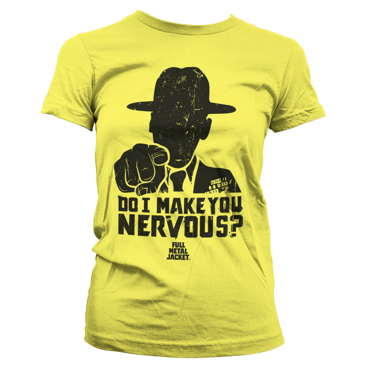 Full Metal Jacket - Do I Make You Nervous Girly Tee – T-shirt femme